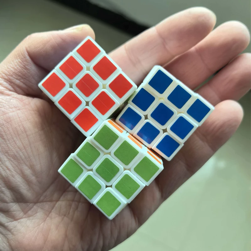 3PCS Mini Cube 3X3X3 3CM Party Favors for Kids Birthday Christmas Stocking Stuffers Gifts School Rewards Classroom Prize