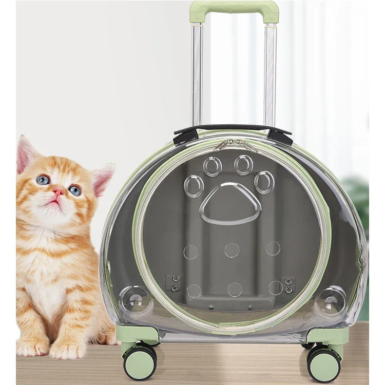 China Manufacturer Cat Cat Travel Backpack Transparent Pet Trolley Bag Multifunctional Luxury Pc Pet Dog Carrier