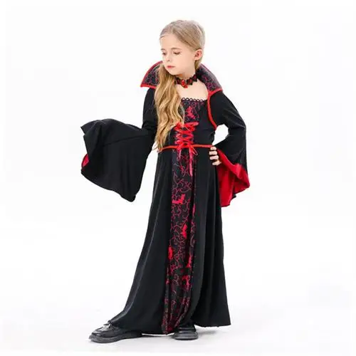 

loween Cosplay Children's Par Costume Witch Dr Ele Fem Traditional Chinese Stage Performance Clothing