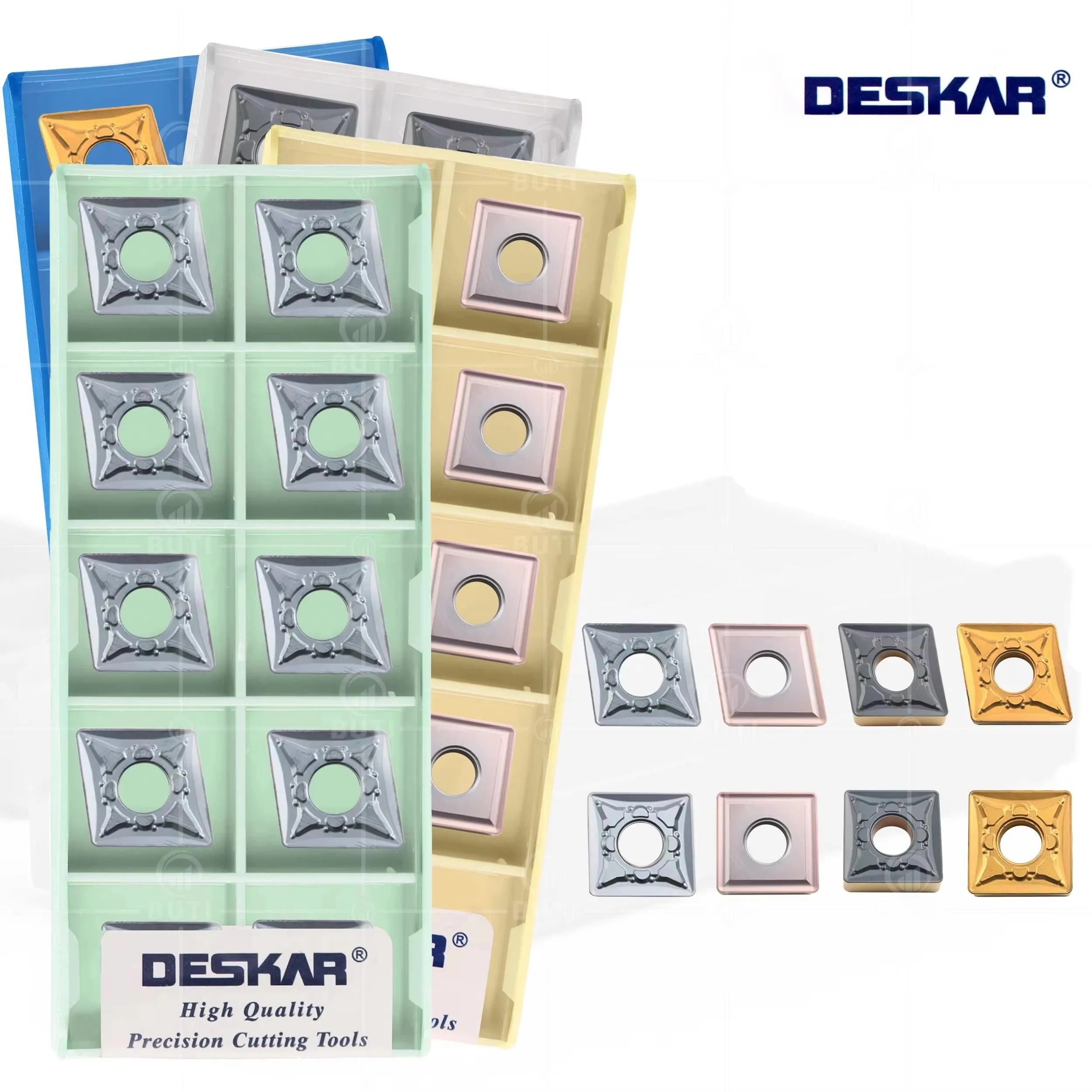 

DESKAR 100% Original CNC Turning Inserts SNMG190612 CNMG190612 CV MS LF6018S LF6018 LF9218 LF9018 Rhombus External Turning Tools