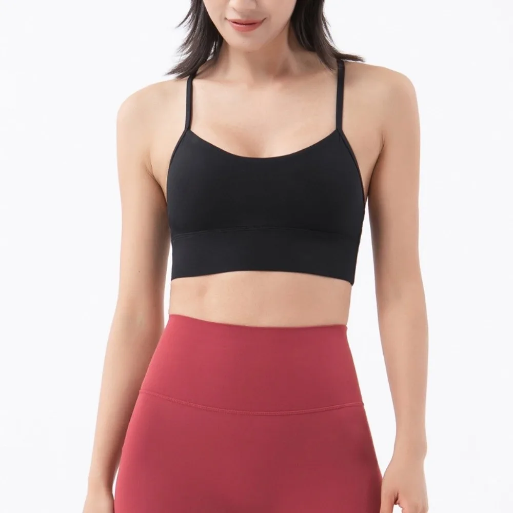 

Нижнее белье для бега Y-образный спортивный бюстгальтер противоударный тонкий женский спортивный костюм нижнее белье удобное дышащее нижнее белье для йоги бег