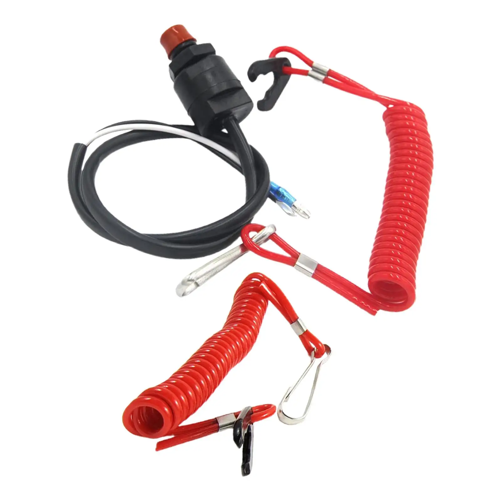 Boat Motor Engine Kill Stop Switch Lanyard Durable Easy Installation Boat