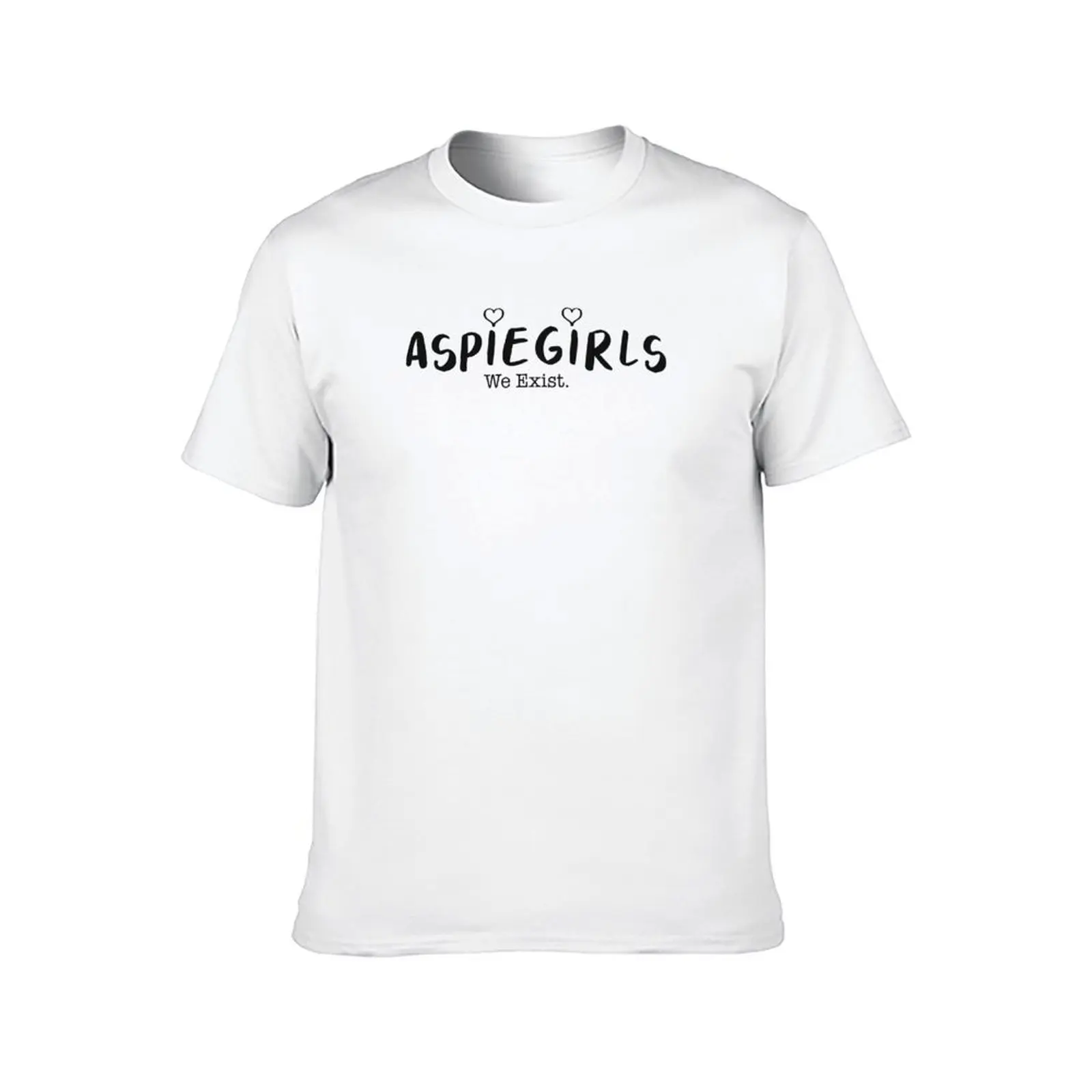 AspieGirls: نحن موجود. تي شيرت تي شيرت للرجال جرافيك مضحك تي شيرت للرجال 100 بالمائة قطن تي شيرت #2