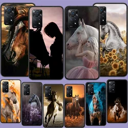 Running Horse Animal Phone Case For Xiaomi Redmi Note 12 Pro Plus 5G 12S 11 11E 11T Pro 10 9 8 7 11S 10S 4G 9T 8T 9S Capa Coque