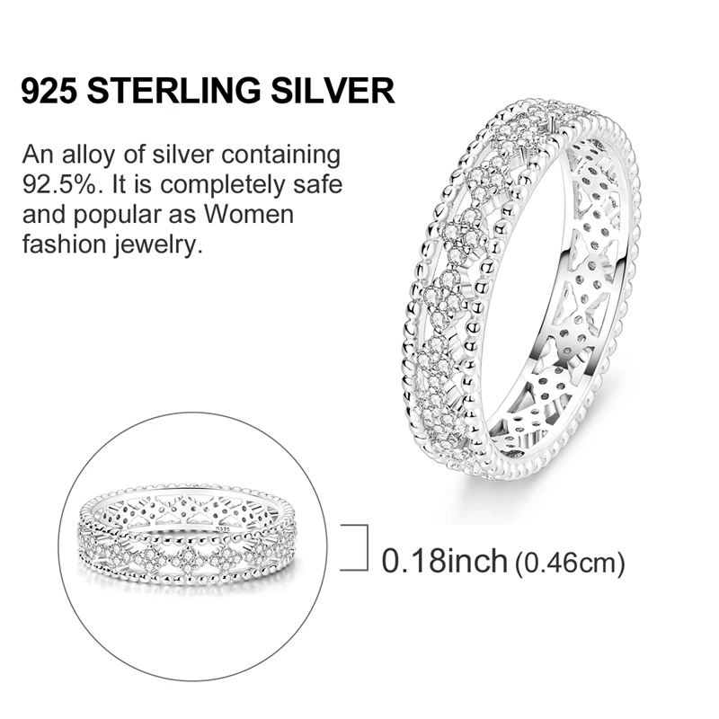 Bague Vintage géométrique scintillante en argent Sterling 925 pour femmes et filles, bijoux originaux, cadeaux d'anniversaire