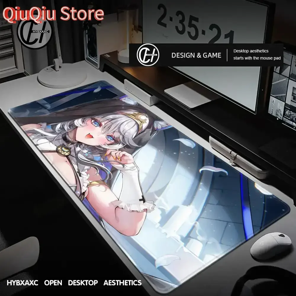 لوحة ماوس مطاطية صغيرة للكمبيوتر الشخصي لعبة Honkai Star Rail Cipher لوحة المفاتيح ألعاب الكمبيوتر المحمول سطح المكتب حصيرة ملحقات الألعاب لوحة الماوس