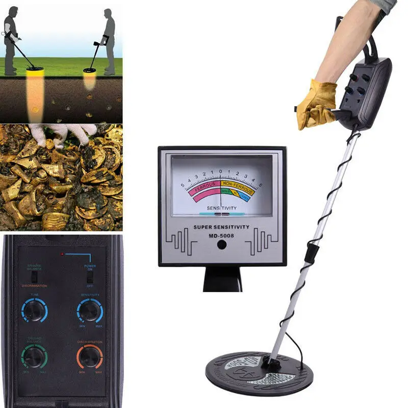 Gold Detector MD-5008 3.5m Depth Underground Gold and Metal Detector