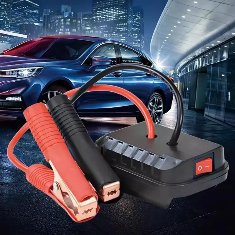 

1 шт., черный, красный воспламенитель, стартер для литиевой батареи, усилитель кабеля, адаптер, комплект аварийного питания, преобразователь «сделай сам», без батареи