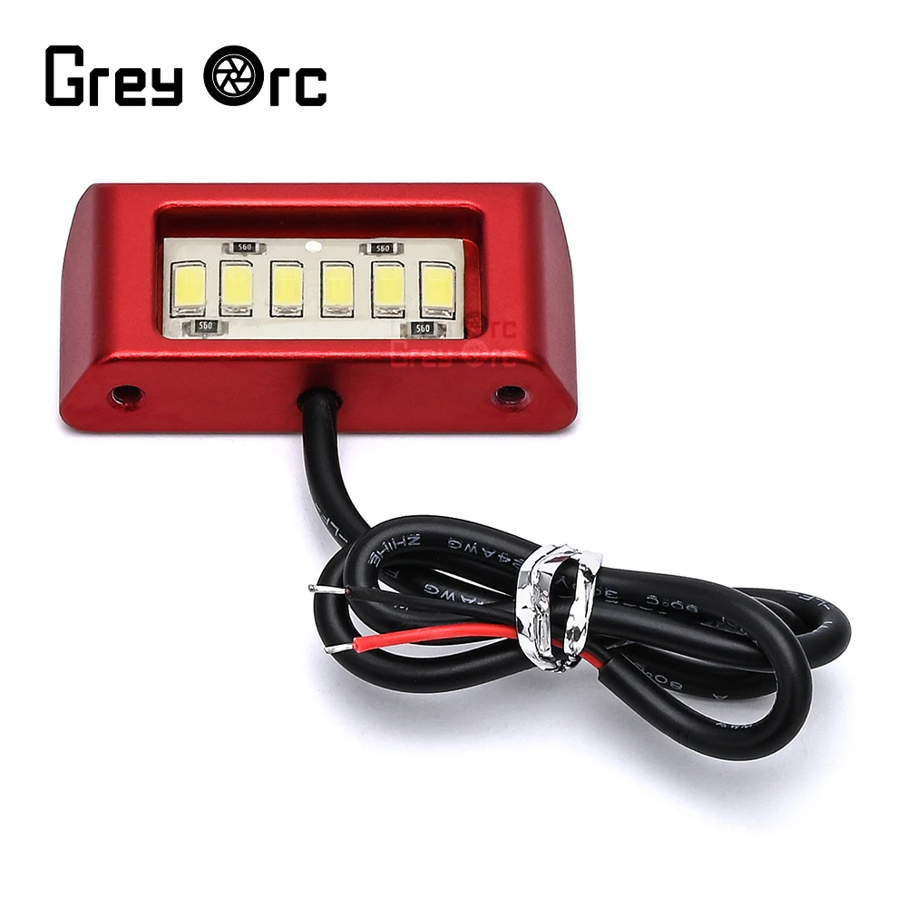 Universal LED Number Backlight License Plate Light For Honda Cbr600rr Monkey Af18 F4 Cb Cbr Vtx 1300 Hornet Vt600 Rear Tail Lamp