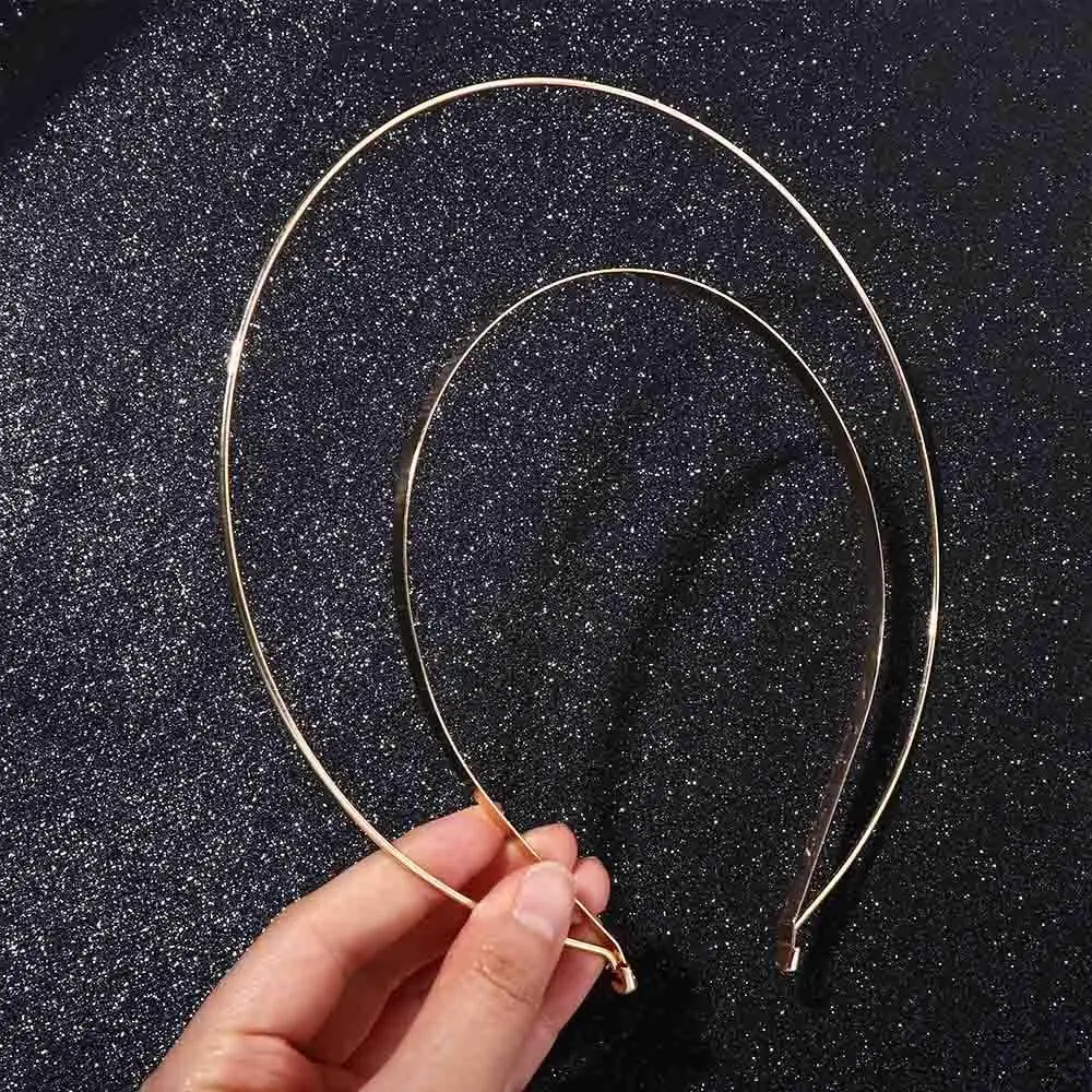 Sylish Hair Hoop Goddess Hairbands Multi-layer Angel Gold Hairbands Korean Hair Hoop Thin Women DIY Headband Halo Hair Crown