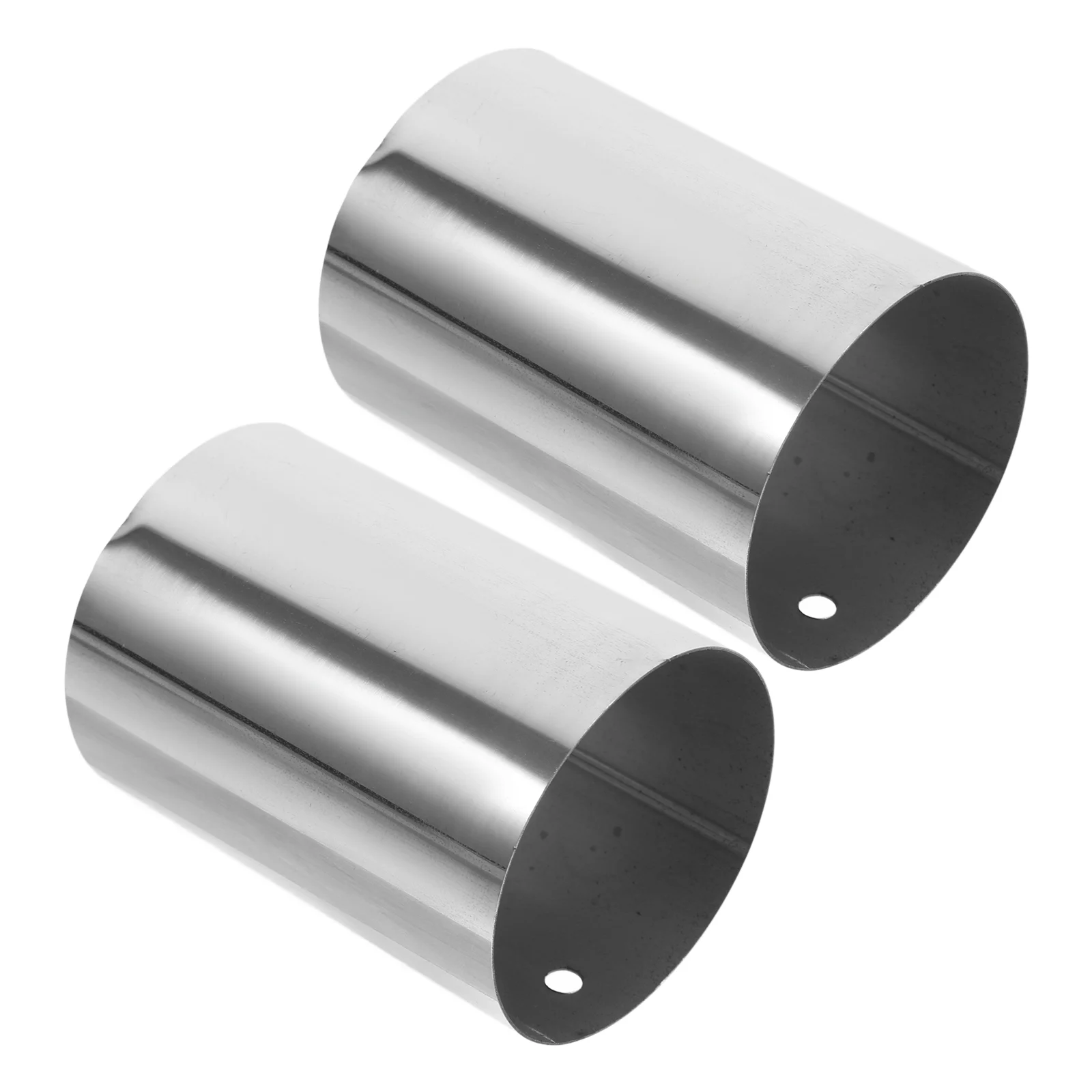 

2 Pcs Stair Handrail Accessories Stainless Steel Railing Terminator Finish End Cover Accessory Caps