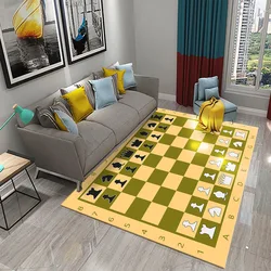 International chess flying chess carpet Kid Play games Mat Child Carpet Area Rugs Bedroom Living Room Floor Mat Non Slip Rugs