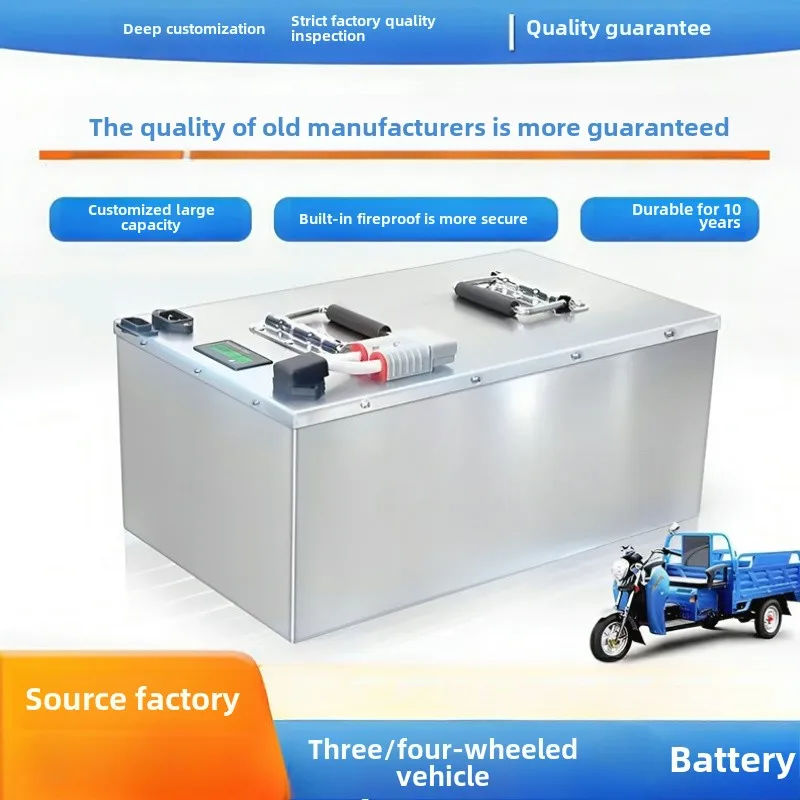 48V 100Ah 80Ah 70Ah 60Ah 50Ah 40Ah 30Ah 20Ah Lithium Ion Battery for 1kw 2kw 3kw electric two three wheel +Charger