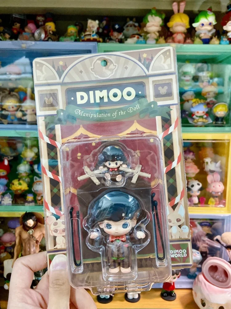 Dimoo Manipulate Dolls Elevator Kawaii Action Anime Figure 10cm Cute Decoration Figurines Model Girl Gifts Model Toys Hobbies