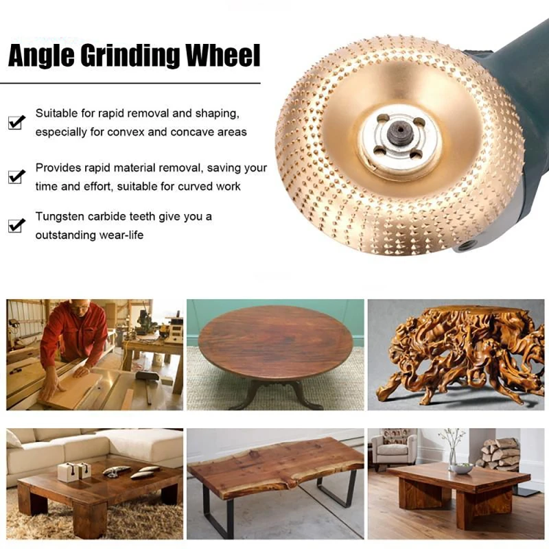 5Pcs/set Angle Grinding Discs Wood Grinding Polishing Wheel Rotary Disc Sanding Disc Abrasive Disc Tools for Angle Grinder