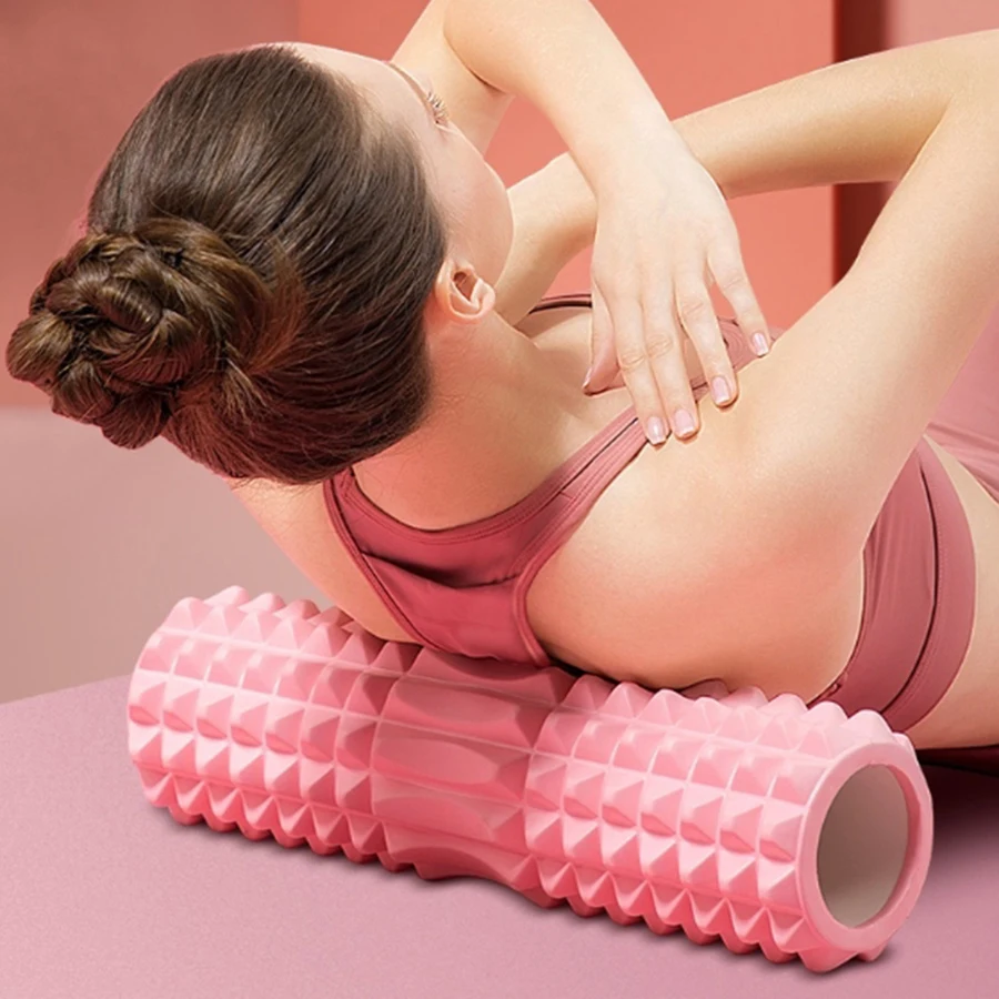 Foam Roller Muscle Massage Gym Yoga Myofascial Release Roll Column For Sports Shaft Fitness Lumbar Fitness Massage Column