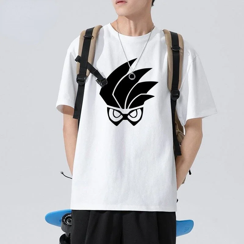 Special Photograph Kamen Rider Ex-Aid Build T-shirt Casual Summer Black White Unisex T Shirt Japan Anime Otaku Tops Hip Hop Tees