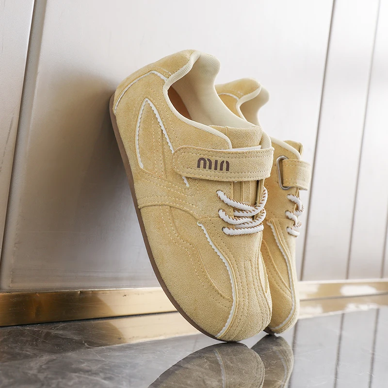 

Женские туфли на плоской подошве с широким носком, ремешками на липучке, легкие кроссовки, повседневные и универсальные