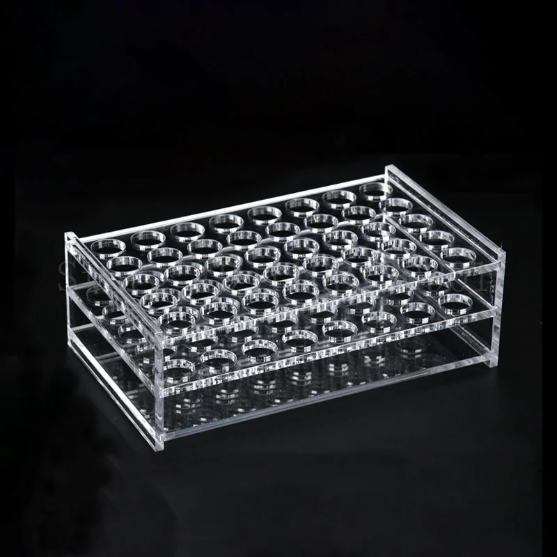 Clear Organic glass Test Tube Rack Hole Size 13/16/19/21/26/31mm PMMA Test Tubing Holder For School Lab