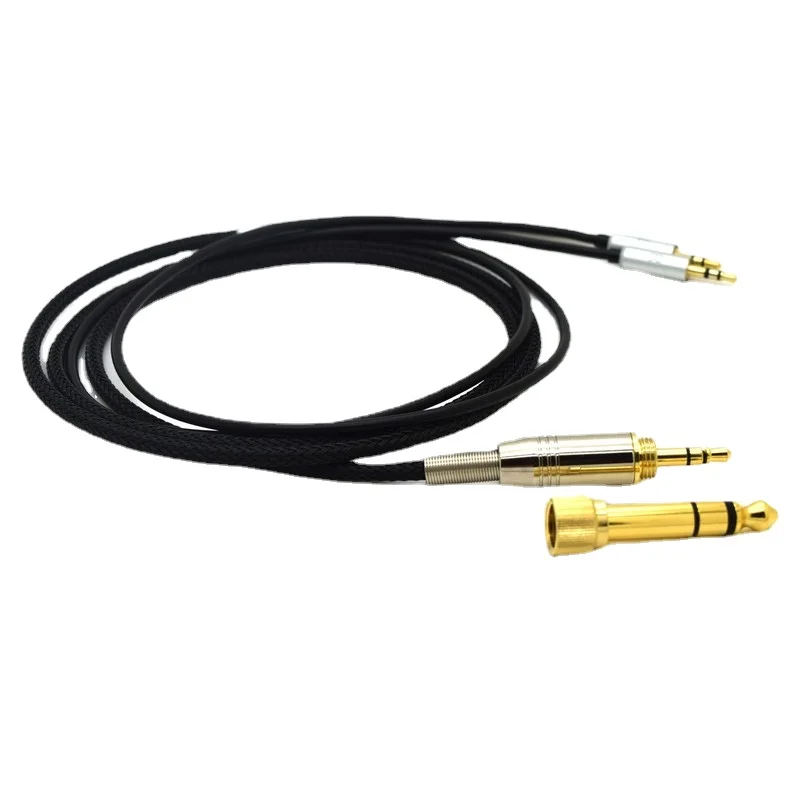 Replacement Cable for Hifiman HE400S HE-400I HE560 HE-350 HE1000 V2 Headphone 3.5mm male 6.35mm to 2x 2.5mm Male Audio HIFI cord