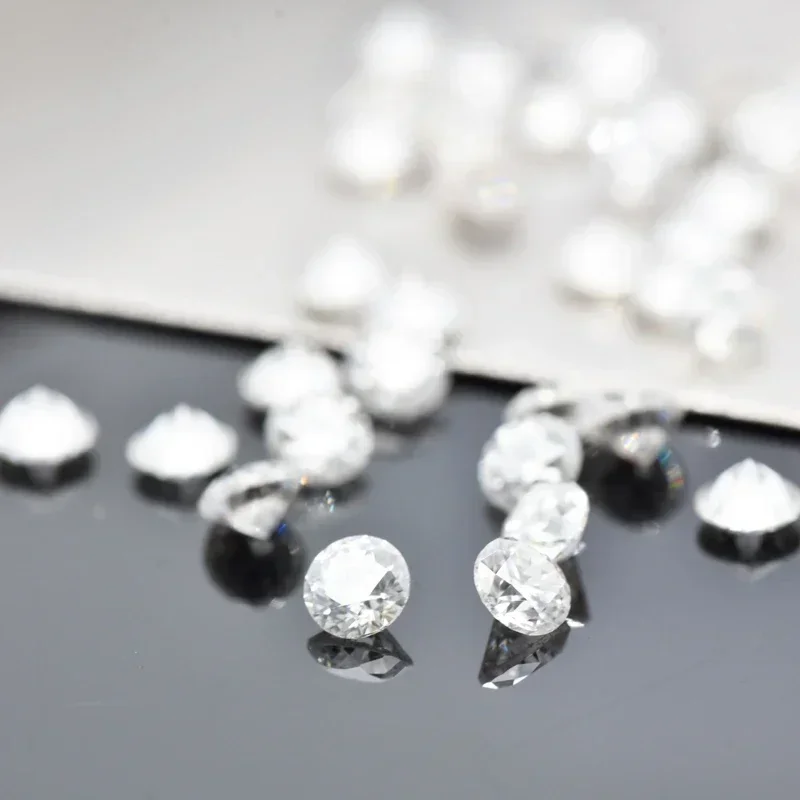 Factory Wholesale Price Moissanite Stone D Color Vvs1 Round Cut Advanced DIY Charms Jewelry Making Materials with Certificate - Image 5