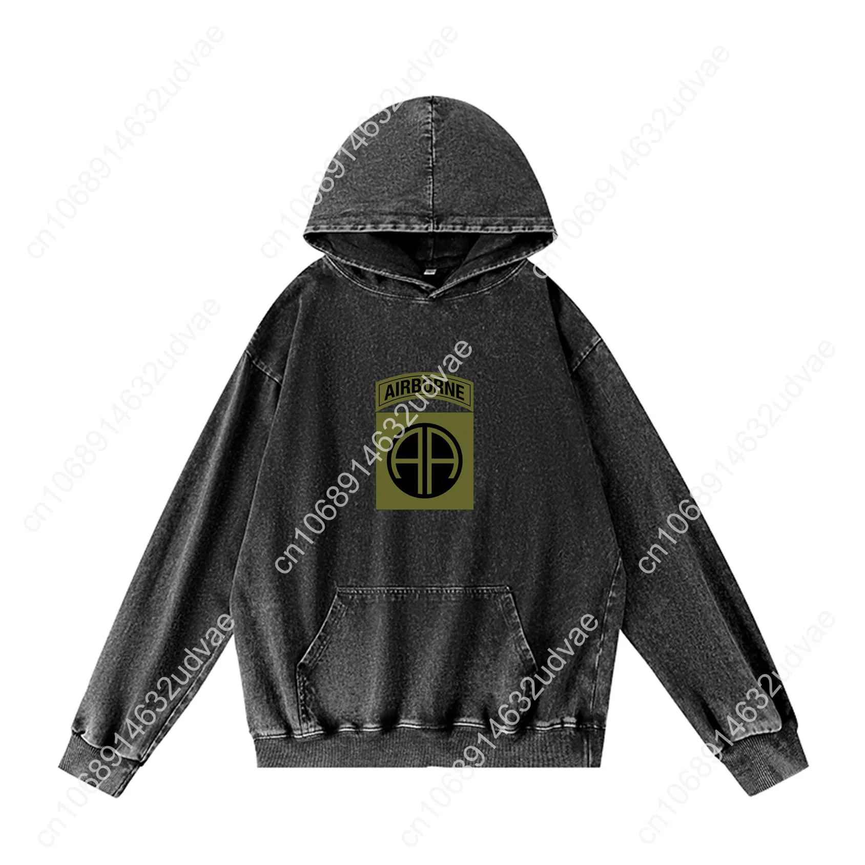 82nd Airborne Division OCP Hoodies Retro Sweatshirt met capuchon Man Vrouw Tiener Pullover Sweatshirt met zak Aangepaste tops