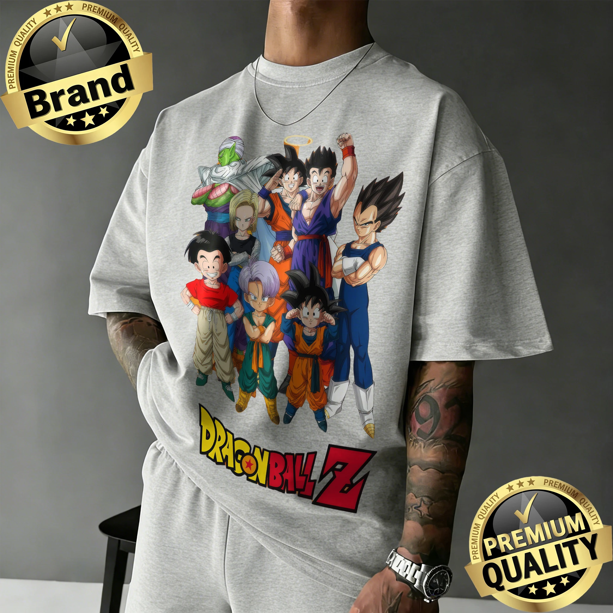 Camiseta de Algodão Dragon Bal - Fashion Y Vintage avaliação e preço