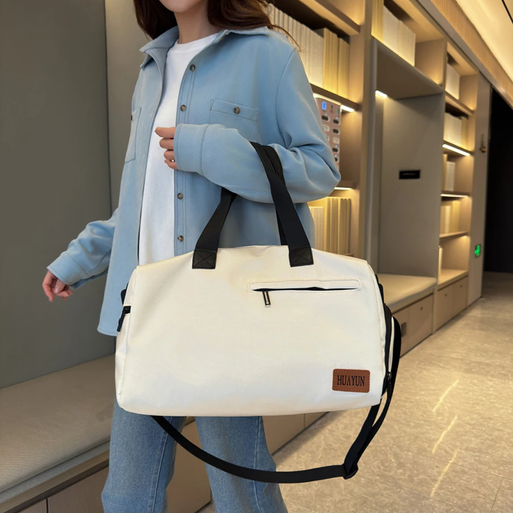 

1pcs Weekender Duffel Bag with Shoe Compartment And Wet Pocket-Luggage Everyday Overnight Bag for Men and Women Travel-Carry On