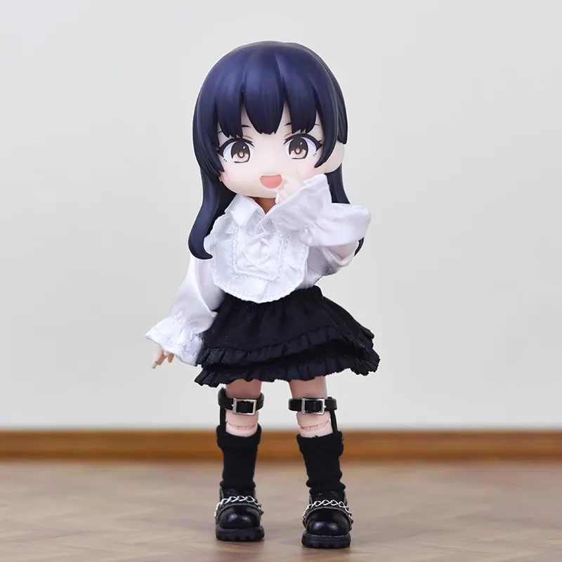 

1/12 12 Points Doll Clothes Fashion Cake Skirt Fluffy Skirt Model Fit OB11 Bjd P9 Ashi Body In Stock
