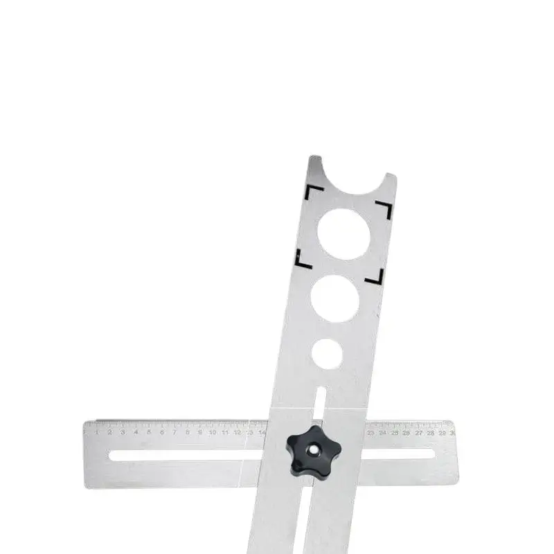 Adjustable Tile Locator High Precision Wall Marking Ruler Multi-Functional Ceramic Hole Cutter for Home Renovation DIY Projects