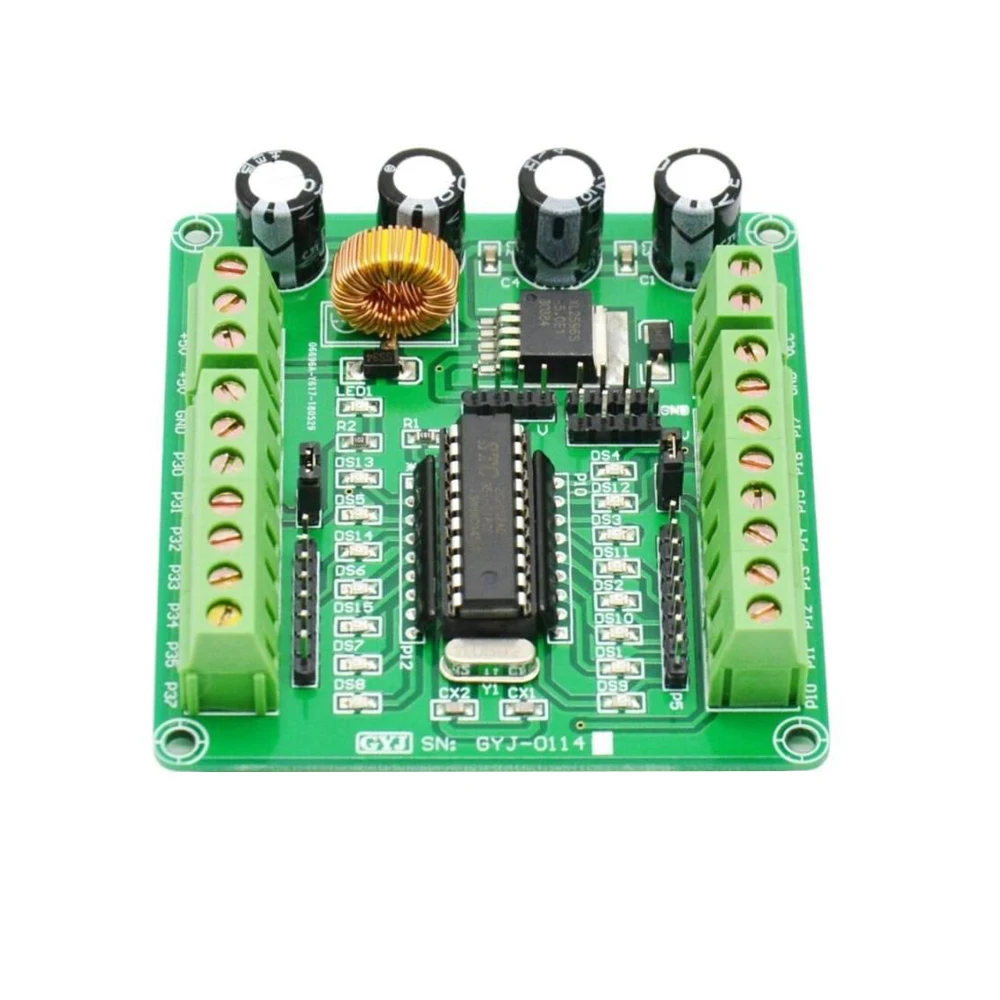 

STC12C2052AD MCU Development Board STC12 DIP-20 MCU DC5-30V TTL IO Indicator 11.0592MHz Crystal Industrial Control Module