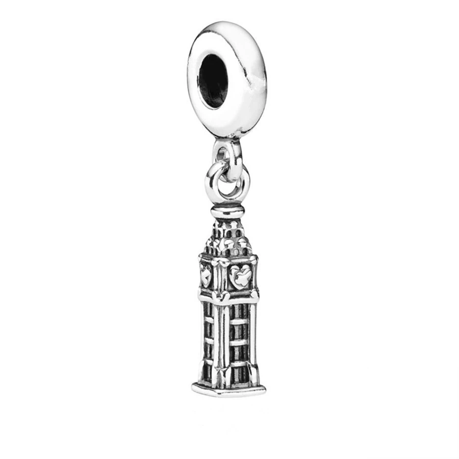 Hot Sale Fine Scenic Buildings House Dangle Charm Beads Women Fashion DIY Jewelry Gift Fit Original 925 Sterling Silver Bracelet