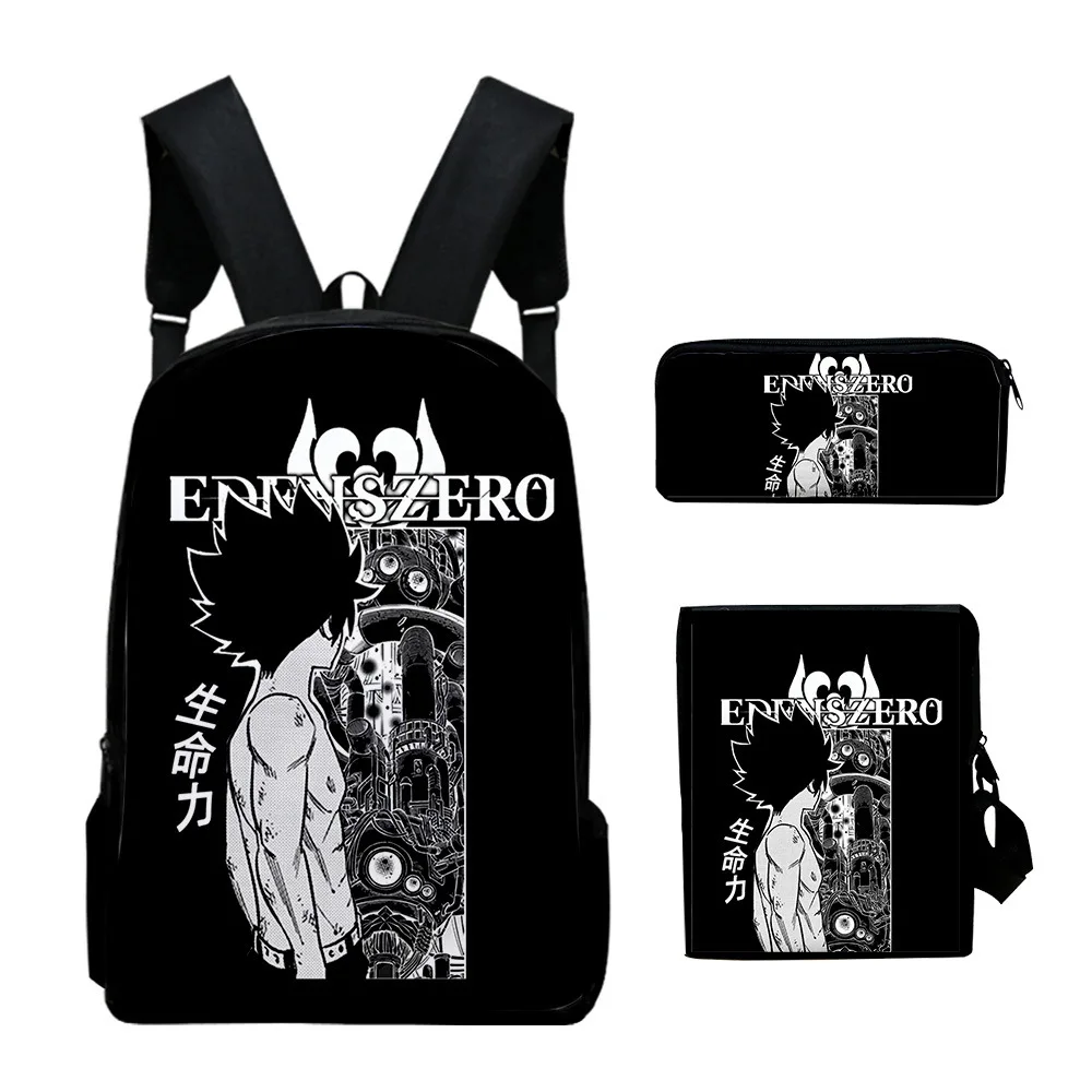 Harajuku Novelty Cool Edens zero 3D Print 3pcs/Set pupil School Bags Laptop Daypack Backpack Inclined shoulder bag Pencil Case