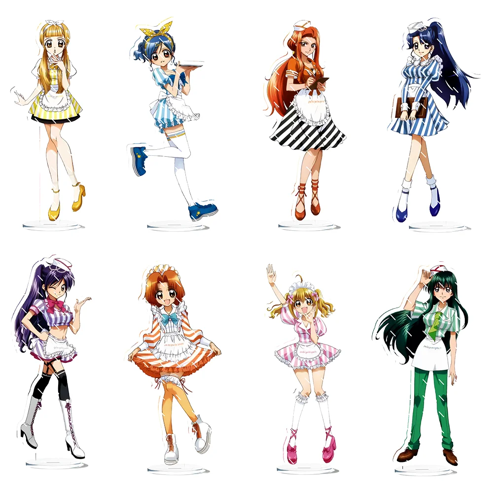 Anime Mermaid Melody 15cm Acrylic Stand Lucia Nanami Hanon Houshou Tabletop Decorations Accessories Decor Gifts