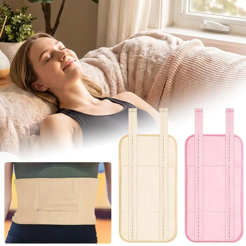 Castor Oil Bag Reusable Soft Leak‑Proof Essential Oil Auxiliary Bag For Waistband Protection Effortless Emission Castor Oil Pack