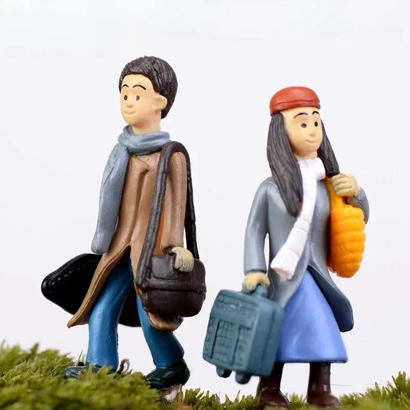 

Left Right Couple Miniature Figurines Mossy Micro-landscape Fairy Garden Miniatures Home Decor Modern Home Decoration