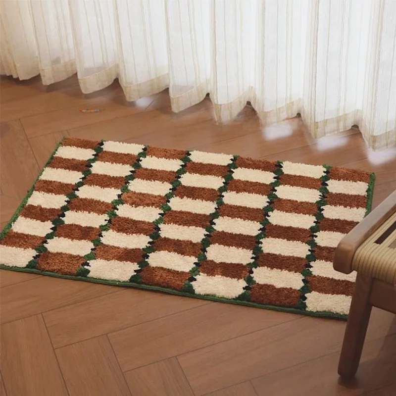 

Мягкий коврик Aggy для пола, впитывающий влагу, противоскользящий, для спальни, гостиной, домашнего использования, плюшевый ковер, с шумопоглощением