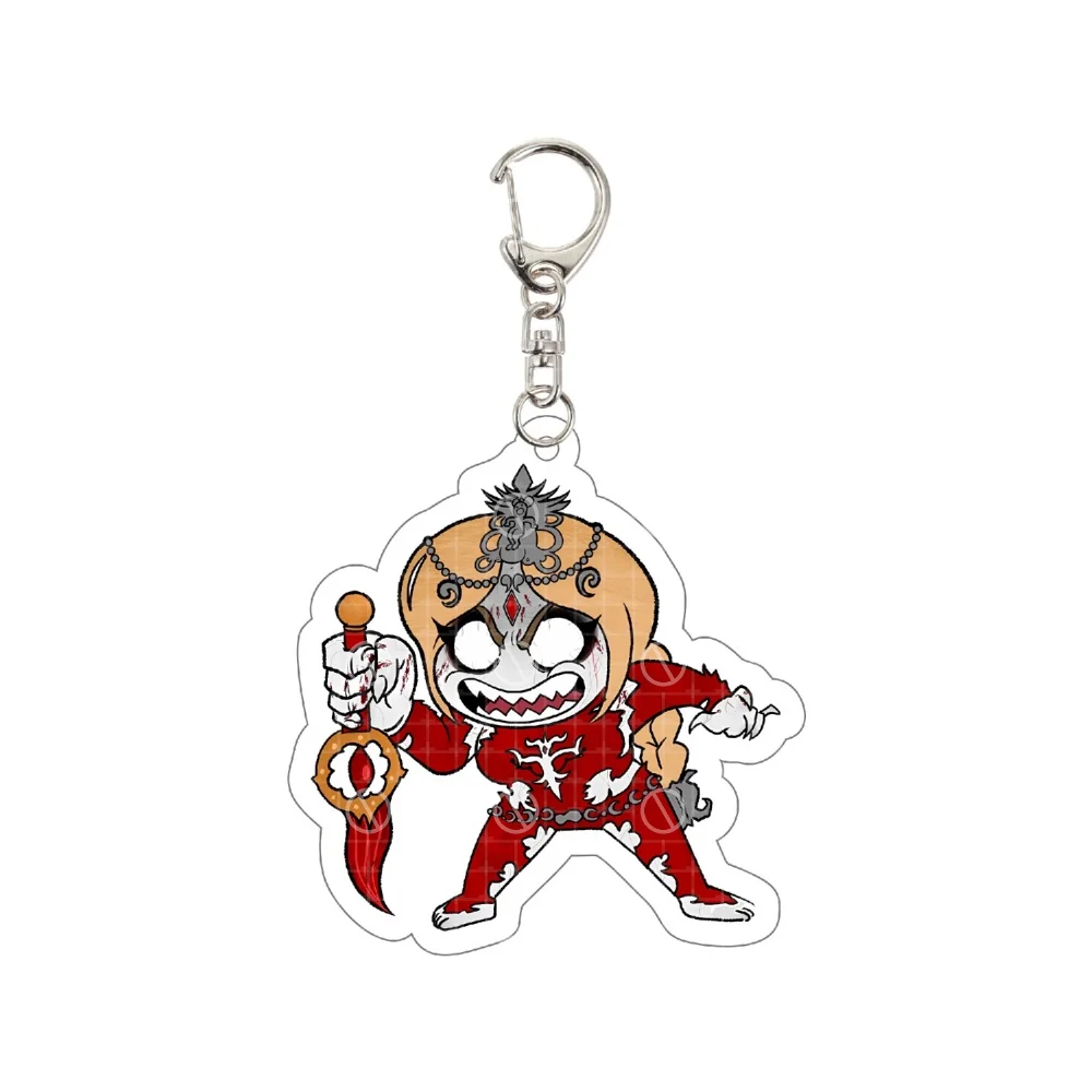 Game Inspired Baldur’s Gate 3 Keychains Women Bag Accessories Astarion Karlach Lae'zel Gale Character Pendant Fans Collection Gi