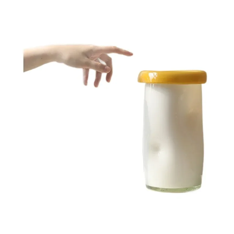 

Home art vase glass high-end ornament flower arrangement utensils living room TV cabinet decoration