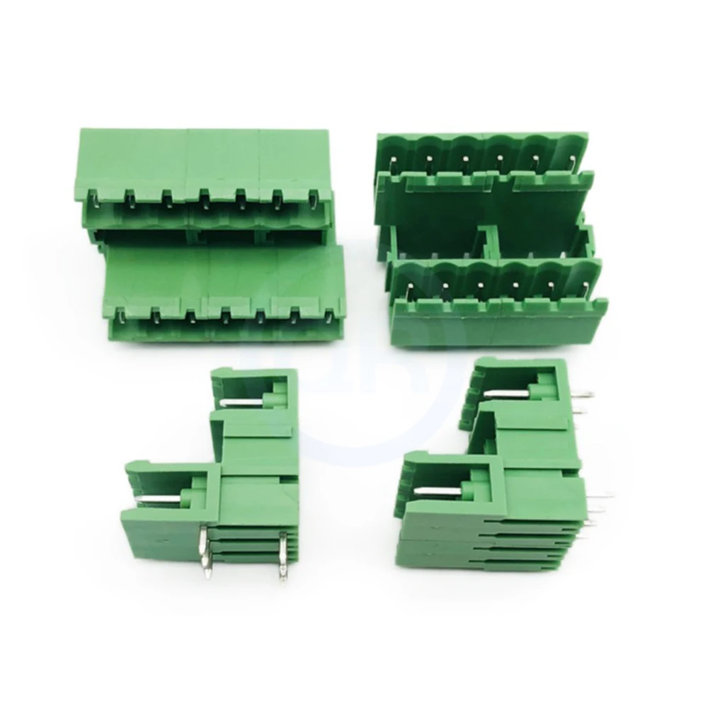 (5 pcs) KF 2EDGVT 2EDGRT -5.08mm Dual Pluggable PCB Staggered Splicable Right Angle/Straight Pin Header 15EDGVT 15EDGRT 2-12Pin
