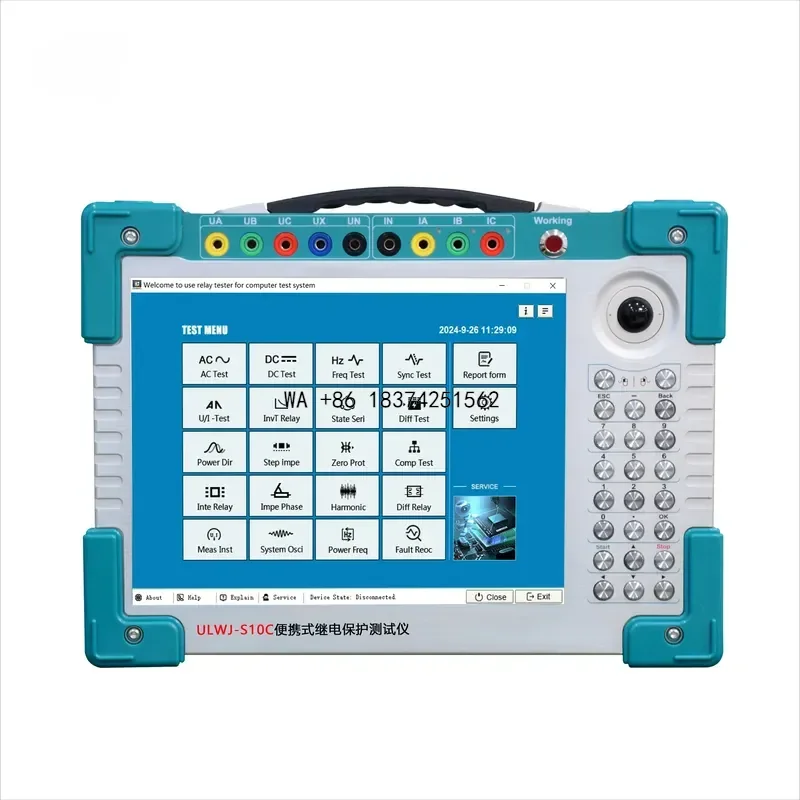 Wmwmnu for Automatic Three-Phase Protection Relay Tester Low-Priced Secondary Test Set Wave Equipment