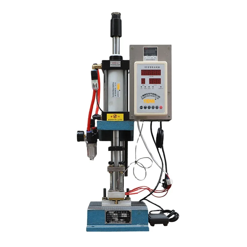 

CE Pneumatic LOGO Printing Heat Press Machines 300KG Single Column Adjustable Force 220V/110V Punching Machine