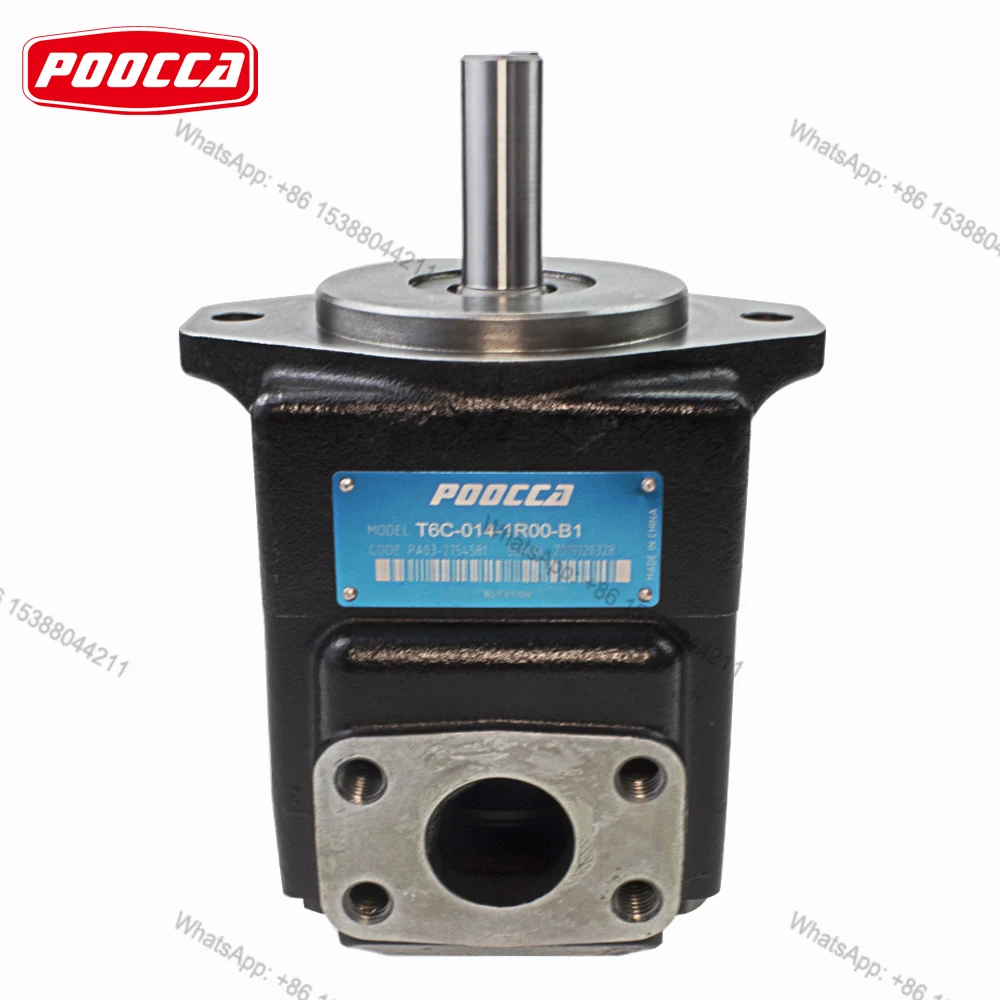 

T6 Denison Type Industrial Hydraulic Pump T6c025/028/031r00b1 Vane Pumps Keyed Shaft