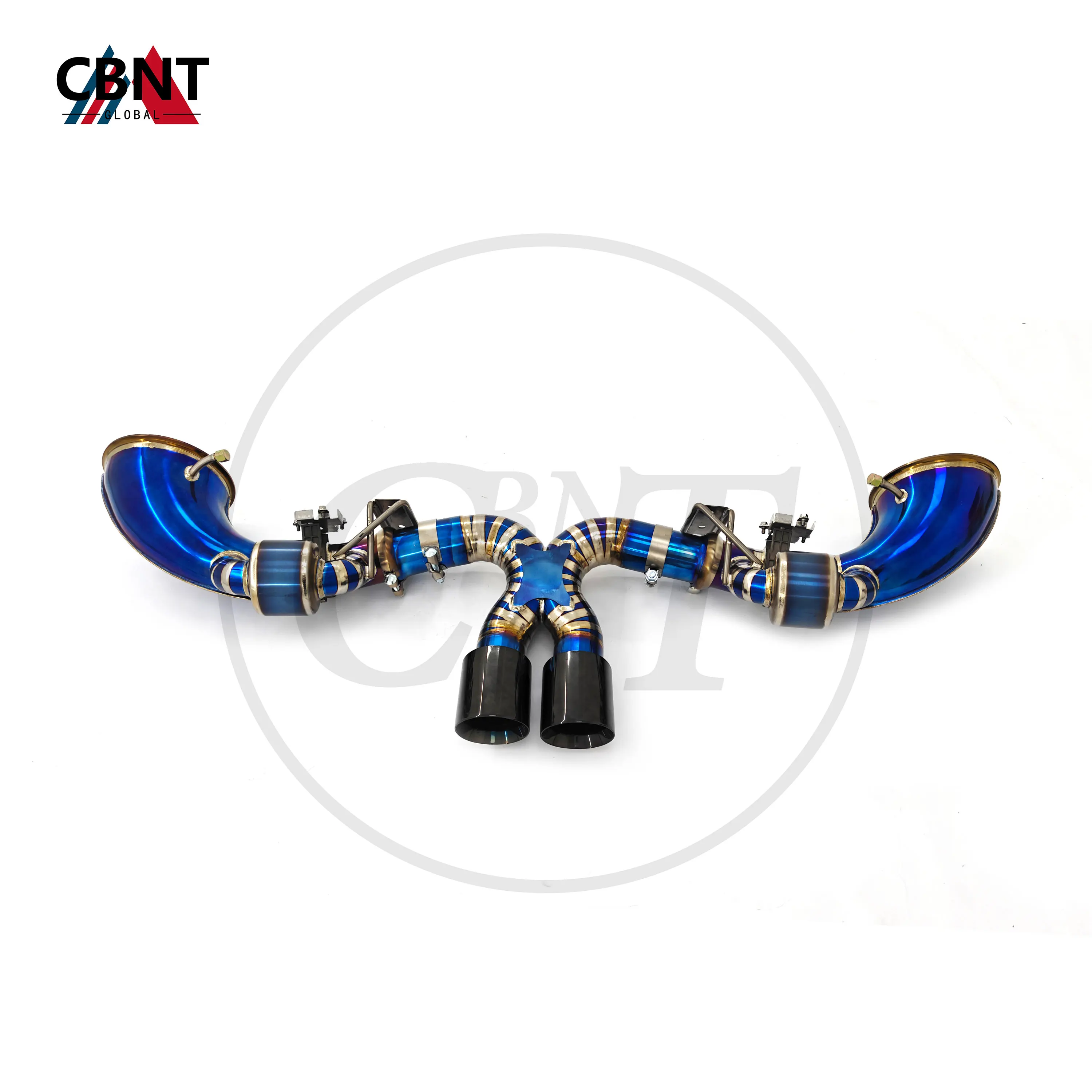 

Выхлопная система CBNT Special Design Titanium Match OEM Valve Exhaust Axleback для Porsche 911 992 GT3 GT3RS 2021+ 4.0L с глушителем