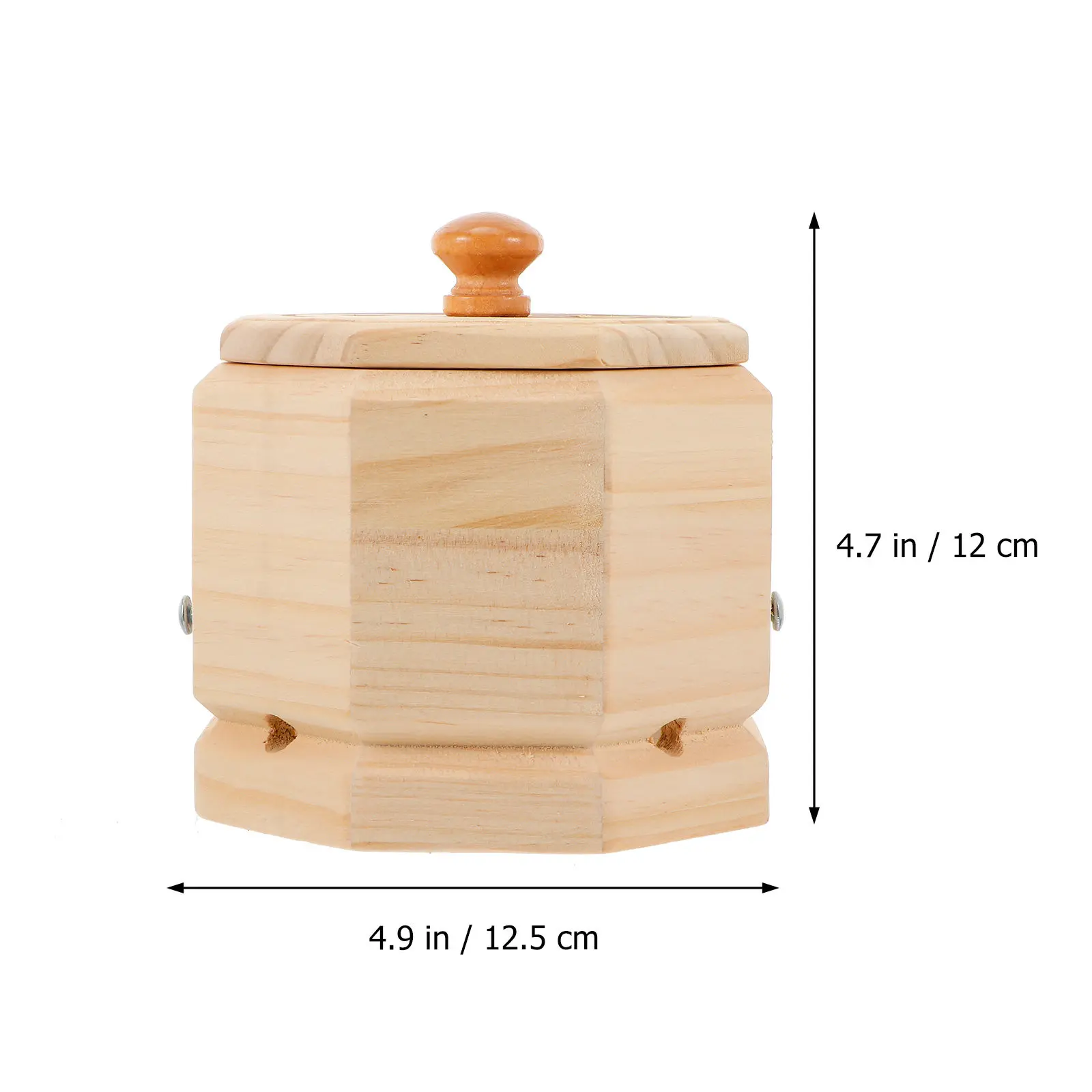 1Pcs Solid Wood Moxibustion Box Bamboo High Temperature Resistant Navel Belly Waist Pain Relief Moxa Therapy Burner