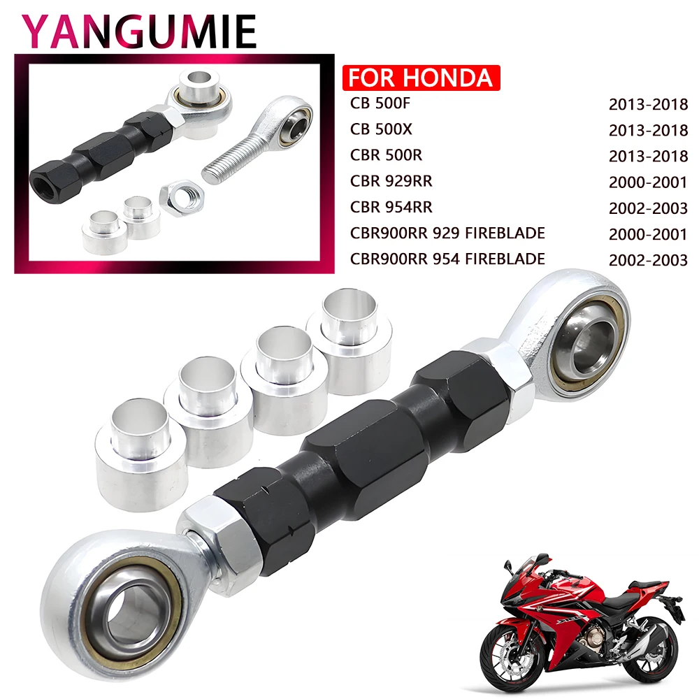 

For HONDA CBR500R CB500X CB500F CBR900RR CBR 929 954 RR Motorcycle Rear Suspension Cushion Drop Lever Linkage Lowering Links Kit