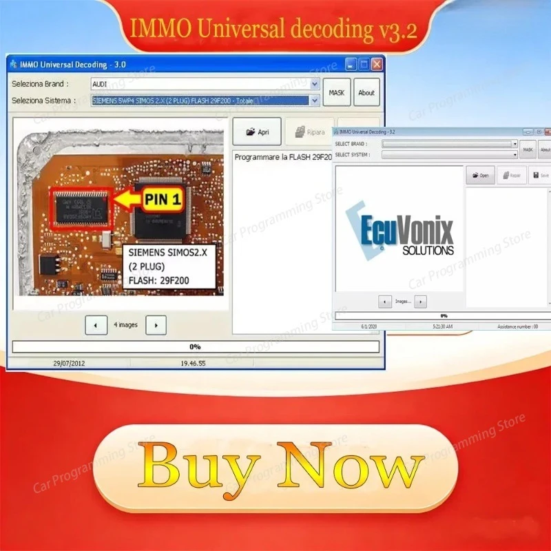 

2026 EcuVonix 3.2 IMMO Universal Decoding V3.2 2026 Горячая новинка: Автомобильный кейген с неограниченным взломом и функцией удаления IMMO с отправкой ссылки