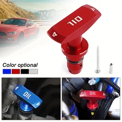 Universal Car Oil Dipstick Pull Handle Engine Oil Pullhandle Aluminum Billet Brand New Universal Automobile Replacement 1PC