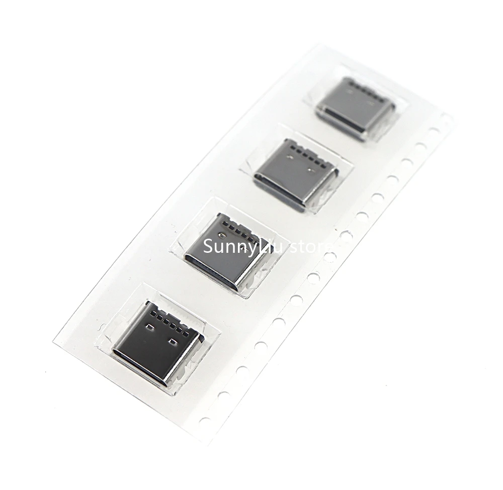 10 Buah Port Pengisi Daya USB untuk Steam Deck Tipe C 24Pin Suku Cadang Perbaikan Konektor Soket Pengisi Daya Jack USB