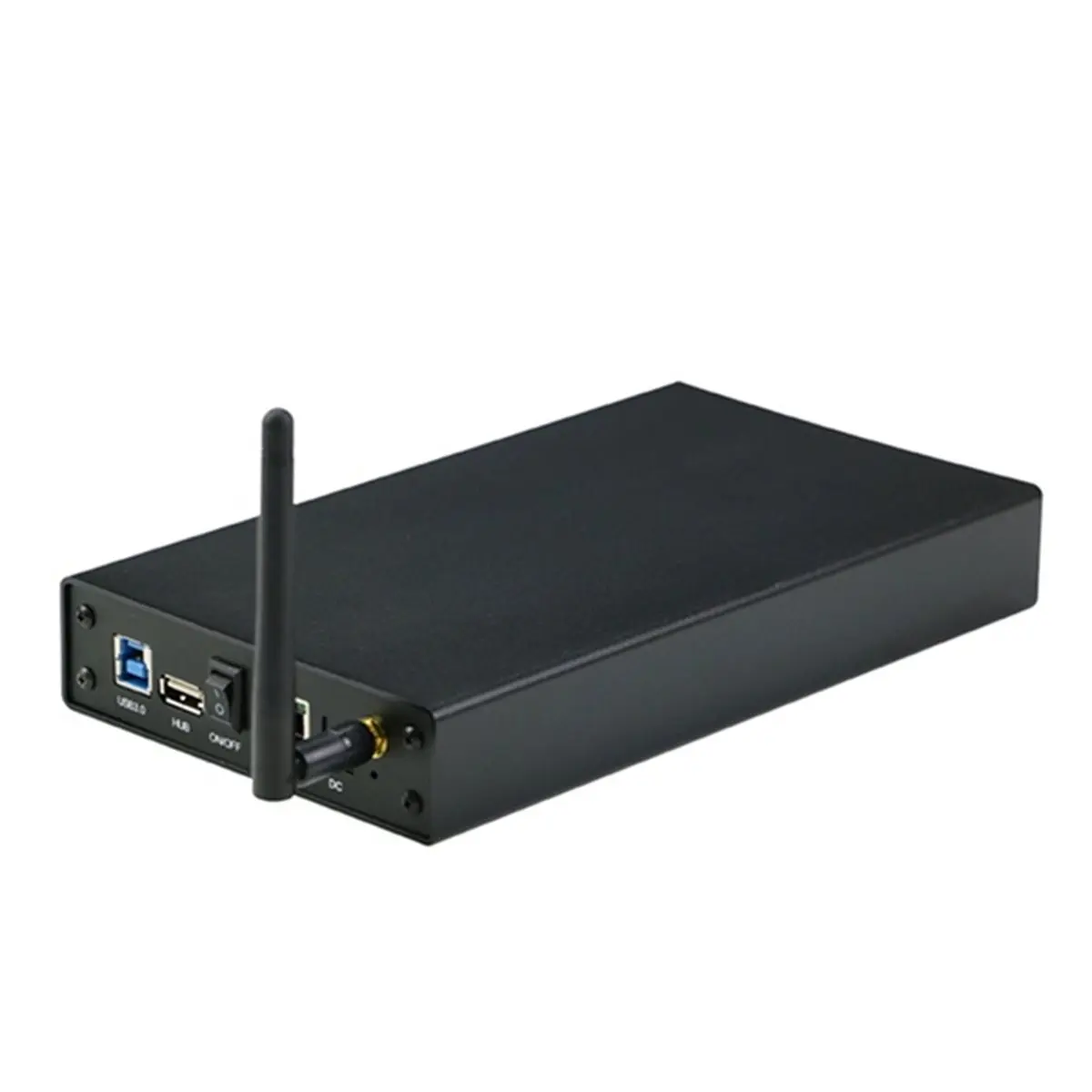 A10I 3.5'' HDD SSD Enclosure Portable USB3.0 Rj45 Ethernet NAS Network Streaming Server Storage for Case UK Plug